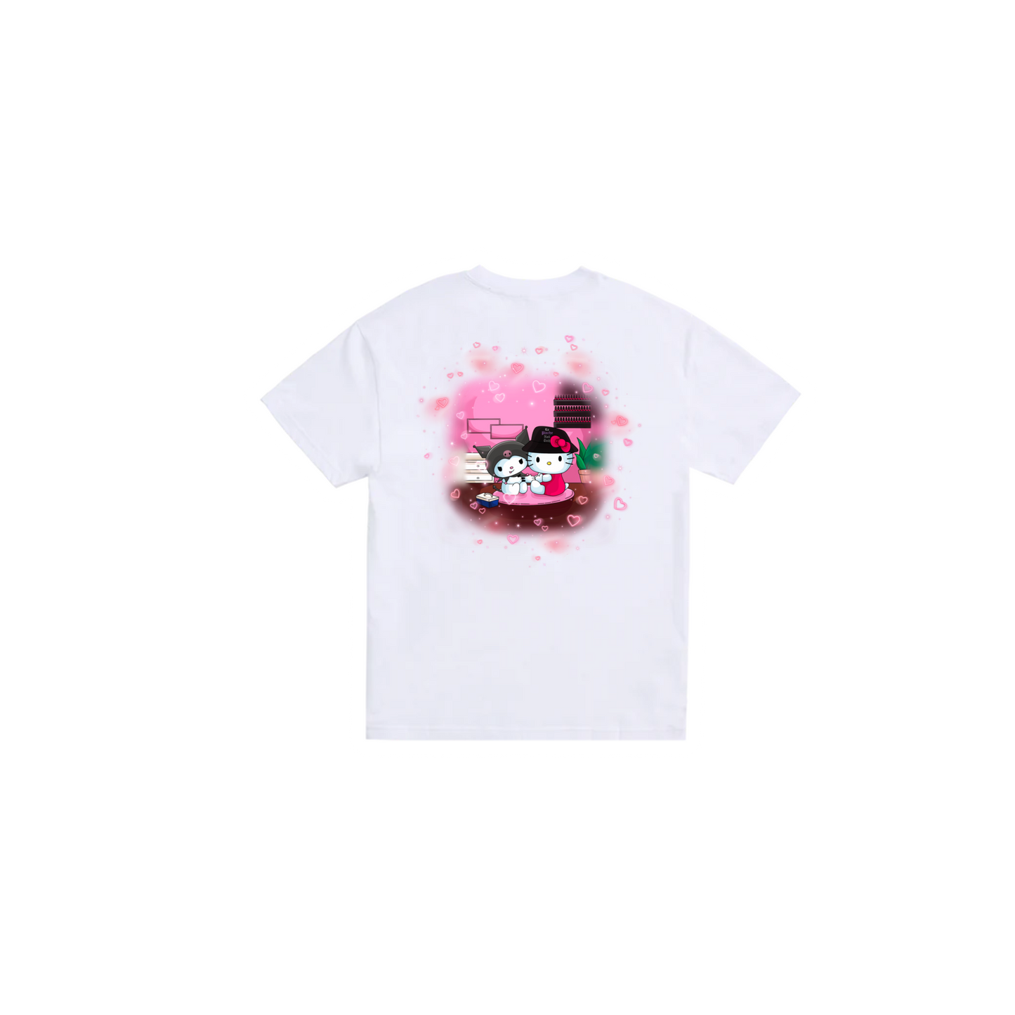 Nail tech kitty t shirt