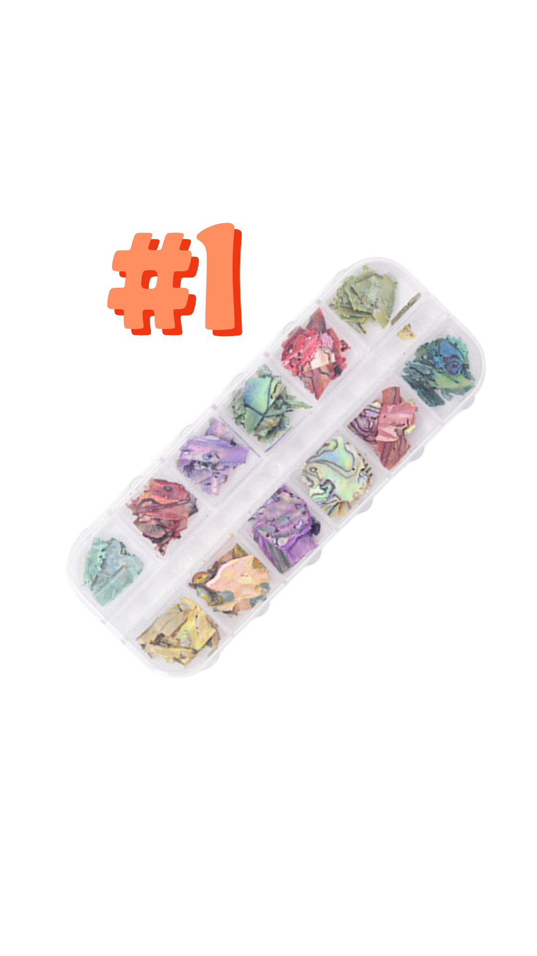 Seashell nail art