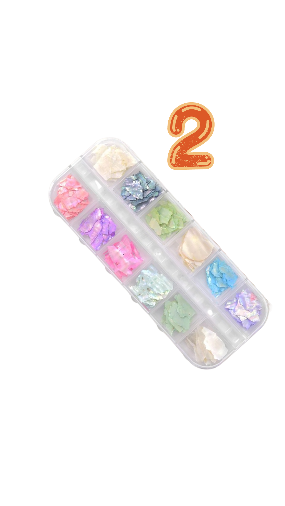 Seashell nail art