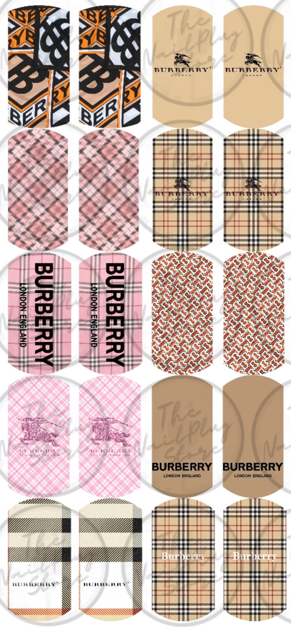 B.u.r.b.e.r.r.y. Decals